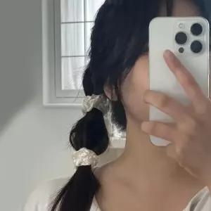 [갓샵]5p세트 실크 새틴 헤어 스크런치 곱창 밴드 머리끈