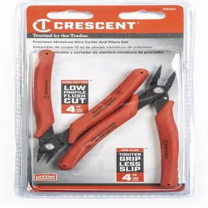 크레센트 전단 커터 미니 플라이어 세트 - 최대 20게이지 AWG 소프트 와이어(0.8mm)용 전기 공구 프리미엄