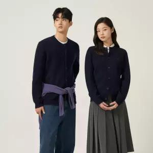 [백화점 정품] 빈폴 25SS 남여공용 베럴비 라운드 가디건 카디건 - 네이비 (BC595AC11R)