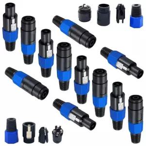 HDMITODVI XLR 커넥터 전문 오디오 스피커 호환 어댑터 수 콘센트 암 소켓 잠금 4Pin 도킹