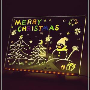 GDM LED 네온 보드판 칠판 30cmx20cm