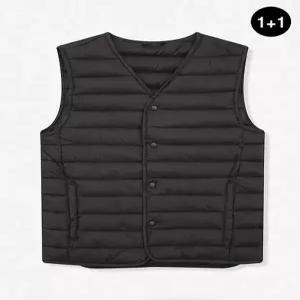 [뱅뱅][1 1] 공용 브이넥 경량 패딩조끼(NEY624)-KG