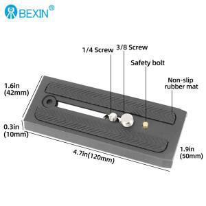 카메라 플레이트 퀵 릴리스 샷 삼각대 마운트 슬라이드 레일 Manfrotto 500AH 유체 헤드 DSLR