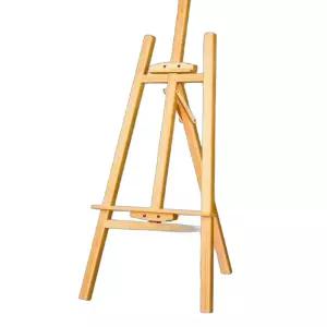 나무이젤 원목 액자거치대 화판 거치대 미술 전시용 삼각대