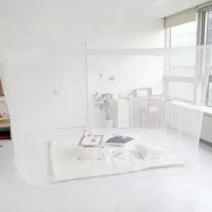 간편 침대 모기장 다인용 사각 모기장 대형 여름