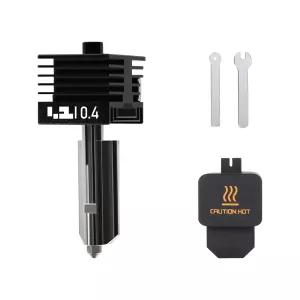 밤부 랩 H2D/H2S/P2S 핫엔드 프린트 헤드용 0.4mm 프린터 키트 경화 강철 노즐과 실리콘 커버가 있는 3D