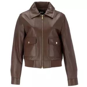 [백화점 홈쇼핑 정품] 에이비에프지 골드 단추 포인트 리얼 양가죽 라이더 자켓 재킷 APY4QL01J