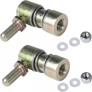2팩 퀵 릴리스 스로틀 볼 조인트 1/4-28 암나사 카드뮴 도금 강철 기화기 연결 끝 성능 엔진 튜닝 및