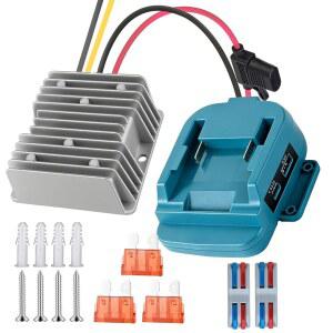 FIIHIO MAKITA 15A 파워 배터리 18V 180W 도크 호환되 12V 인버터와