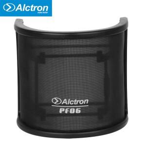 Alctron PF06 마이크 팝 필터, 쉴드, 스크린, ABS 플라스틱 기능, 경량, 안정적인 구조 및 견고한