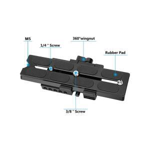 만프로토 타입 슬라이드인 퀵 릴리즈 플레이트클램프 베이스 포함 577/501/504/701 삼각대용
