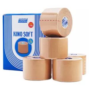 엠에스에스 키노소프트 면테이프 베이지 5cm 테이핑 보호대 발목 다용도 보싱 탁구채태 탁구채 고정