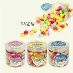 랜덤 무지개 공기놀이 탬버린 공기알 관공서 학교 약60알 X2통 4W9AF3A31