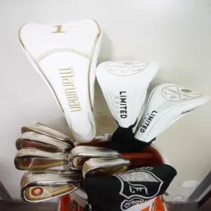 중고 여성 고반발 마루망 골드 드라이버, 우드, 유틸리티,  아이언 조합 풀