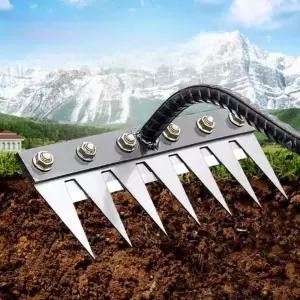 잡초 제거 호미 기계 수동 농업 토양 도구 쇠스랑 풀뽑기