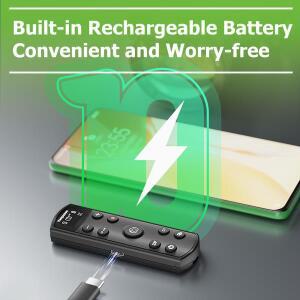 Canon / Sony Nikon Fujifilm 카메라용 호환 OLED 디스플레이 USB-C 충전식  무선 Bluetooth 리모컨