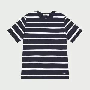 행텐 여성 사이드슬릿 스트라이프 반팔 티셔츠_097 10520-131-424-45 1195735