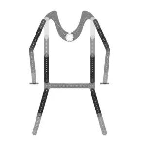 투명 옷걸이 촬영용 행거 전신 쇼핑몰 프레임 누끼 상의 아크릴 하의 의류 누끼컷 배경