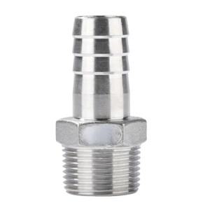 호환 1/8 -2 BSPT 남성 6-50mm 호스 바브 테일 커넥터 SS316L 스테인레스 배관 피팅 물 가스 오일