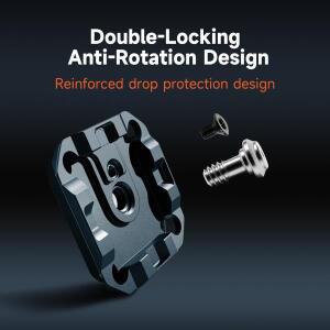 아르카-스위스 퀵 릴리즈 플레이트 DSLR/미러리스 카메라 삼각대 마운트 어댑터용 호환 방향성 변형 방지