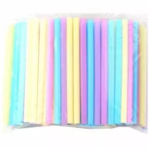 유니아트 버블티빨대 12mm 200개 파스텔혼합