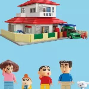 옥스포드 짱구는못말려 짱구네집 어린이 블럭 장난감