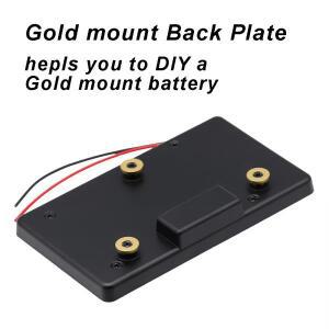 DIY 부품 골드 마운트 배터리 행잉 보드 파워 플레이트 거치대 G 어댑터 뒷면 UC9556