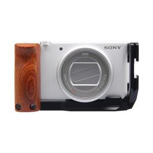 카메라 브이로그 리그 L자형 나무 그립 소니 호환 ZV1 Arca용 호환 호환 액세서리 콜드 슈 포함