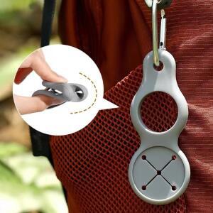 실리콘 스포츠 주전자 버클 야외 Carabr 물병 홀더 수건 걸이 클립 배낭 캠핑 하이킹 사이클링 도구