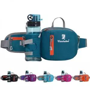 러닝벨트 마라톤 허리띠 러닝 백 허리 벨트 팩 야외 체육관 스포츠 피트니스 물병 주머니 패니 라이딩 사이