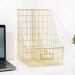 [문구] 서류 정리 박스 2칸 스토리지 프레임 보관함 파일