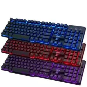 무소음 방수 게임자판 게이밍멤브레인키보드 3색 키보드