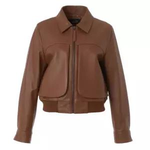 [백화점 홈쇼핑 정품] 에이비에프지 점퍼스타일 리얼양가죽라이더자켓 재킷 APZ4FFL6J