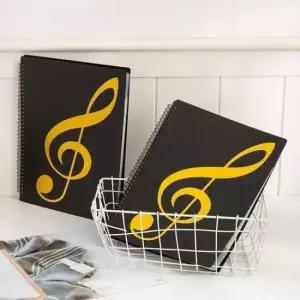 [문구] 중요서류보관함 전문가용 악보 바인더 60매 블랙