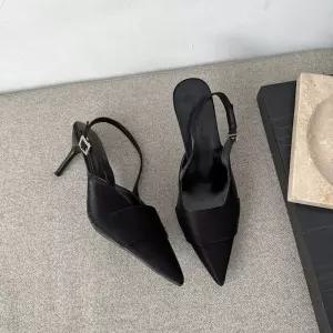 여성 여름 샌들 없는 힐 웨지힐 여하이힐 패션화 일자 스틸레토 MN 버클 인기2