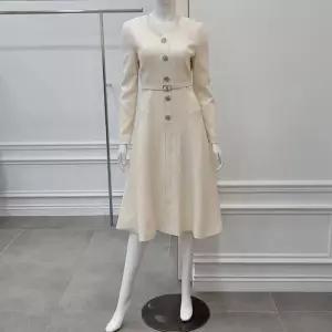 [미니멈]브이넥 프린세스 플레어 원피스 (MXAAWO1180CRA)_IC