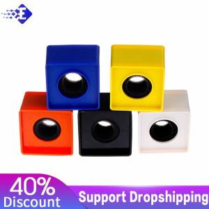 ABS 사각형 모양 인터뷰 KTV 마이크, 로고 플래그 스탠드, 큐브 신제품, 1 개