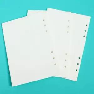 [문구] 6공 리필 속지 필사 무지 메모장 링다이어리 무선