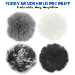 클립온 라발리에 마이크 윈드스크린 모피 윈드실드 머프는 Boya M1 및 기타 대부분의 라펠 호환됩니다.