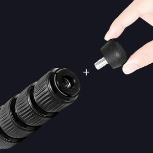 미끄럼 방지 고무 발 패드 피트 스파이크 삼각대 모노 포드 용 호환  호환 액세서리 3/8 인치 1/4 M8 키트