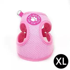 [반려] 핑크 강아지 하네스 슬림메쉬 지 XL