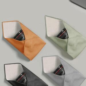 접이식 천 자체 접착 카메라 보관 가방 플러시 포장  보호 랩 스크래치 방지 30x30cm