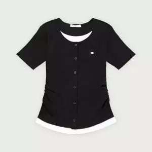 행텐 여성 가디건 레이어드 반팔 티셔츠_100 10520-131-460-03 1195569