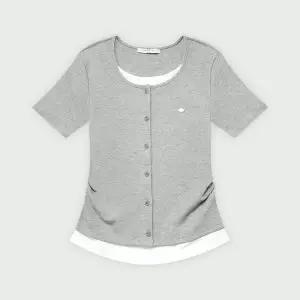 행텐 여성 가디건 레이어드 반팔 티셔츠_055 10520-131-460-03 1195567