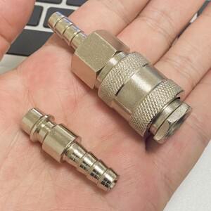 호환 유럽형 EU  연결 커넥터 세트  에어 컴프레서 호스용 퀵 커플러  SH PH 6/8/10mm