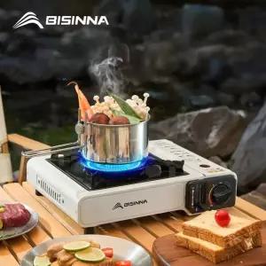 강염스토브 캠핑 버너 BISINNA 피크닉 스토브 휴대용 가정용 화구 굽기 안전 3 레이어