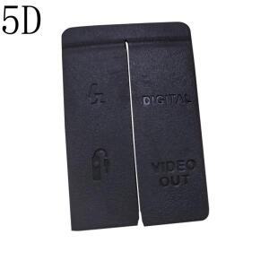 1set USB/HDMI 호환 DC IN/VIDEO OUT Canon EOS 5D 6D 7D 600D 카메라 용 호환 고무 도어 하단 커버 카바