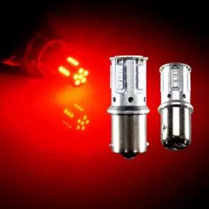 12V-24V겸용 3030 21발 LED램프 레드 깜빡이등 브레이크등 미등 S25타입 전구자동차튜닝 차량용 싱글 더블