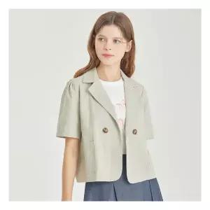 포커스 린넨더블여밈반팔자켓 BF3M1JK1241 1181042