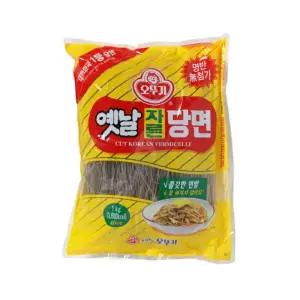 오뚜기 옛날 자른 당면 1kg 잡채 갈비탕 사리당면 찰당면 요리용 조리용 재료